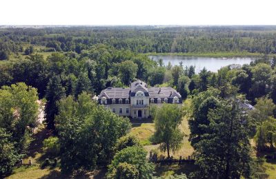 Pałac na sprzedaż Mielno, województwo wielkopolskie, Zdjęcie Drona