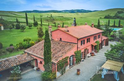 Dom na wsi na sprzedaż Castiglione d'Orcia, Toskania, RIF 3053 Blick auf Anwesen