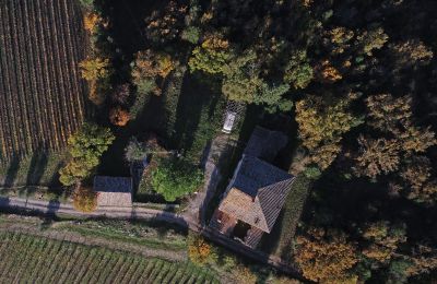 Wiejski dom na sprzedaż Gaiole in Chianti, Toskania, RIF 3073 Vogelperspektive