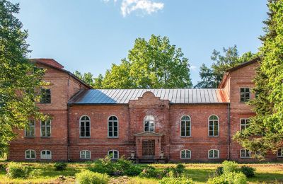 Dwór na sprzedaż Virķēni, virķēnu muiža, Vidzeme, Widok z przodu