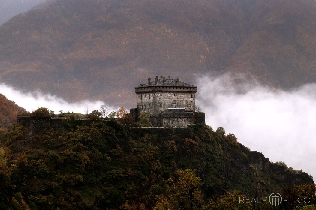 Aostatal: Burg in Verrès (Castello di Verrès), Włochy